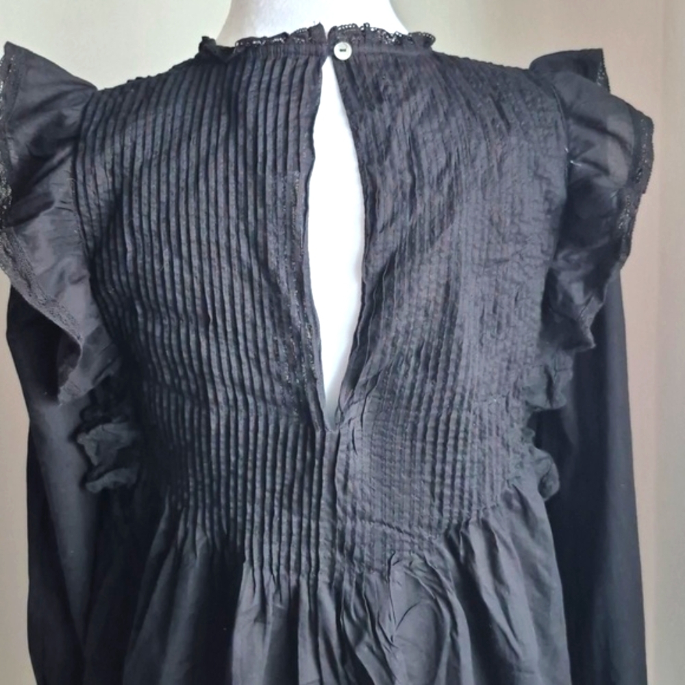 Aritzia Wilfred La Boheme Elia Black Minidress Size XS - Picture 7 of 12